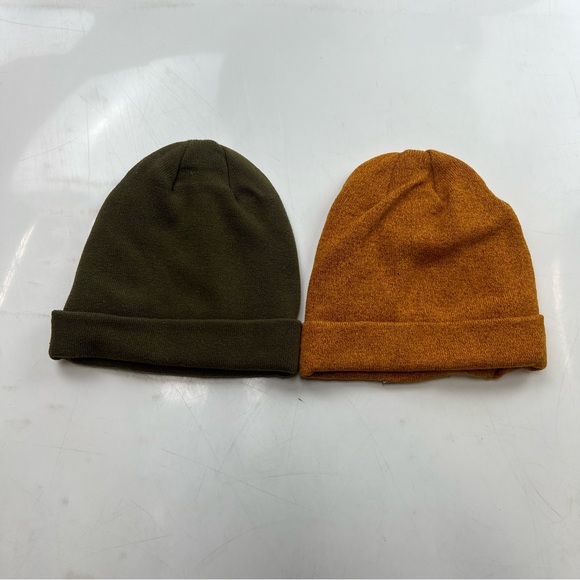 the North Face unisex winter hat green yellow L42-22 - Picture 2 of 3